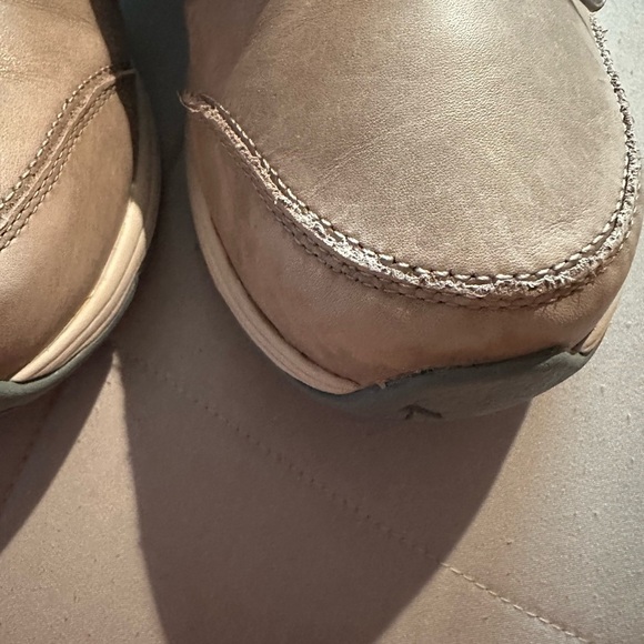 New Balance Taupe and Gray Walking Shoes - Picture 4 of 11